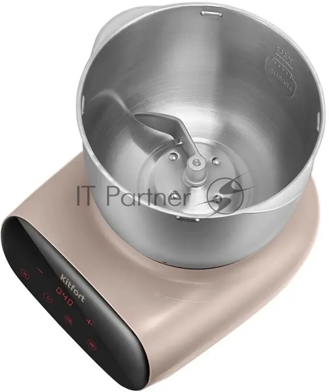 Миксер стационарный Kitfort КТ-4412 120Вт бежевый/серебристый