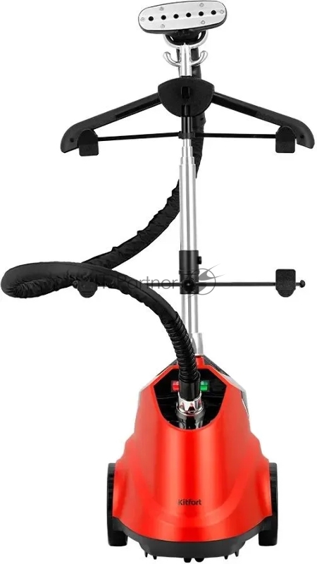 Отпариватель напольный Kitfort КТ-9356 2200Вт красный/черный