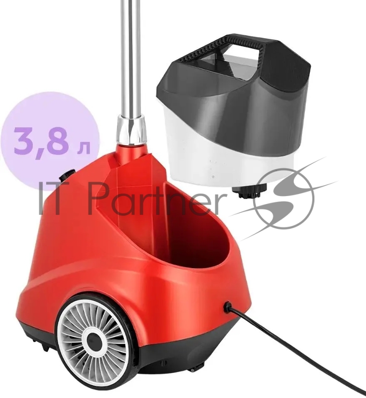 Отпариватель напольный Kitfort КТ-9356 2200Вт красный/черный