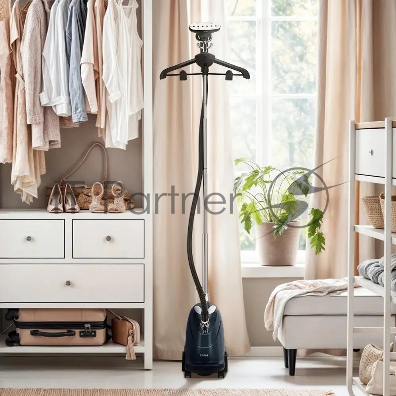 Отпариватель напольный Kitfort КТ-9355 2200Вт синий/черный