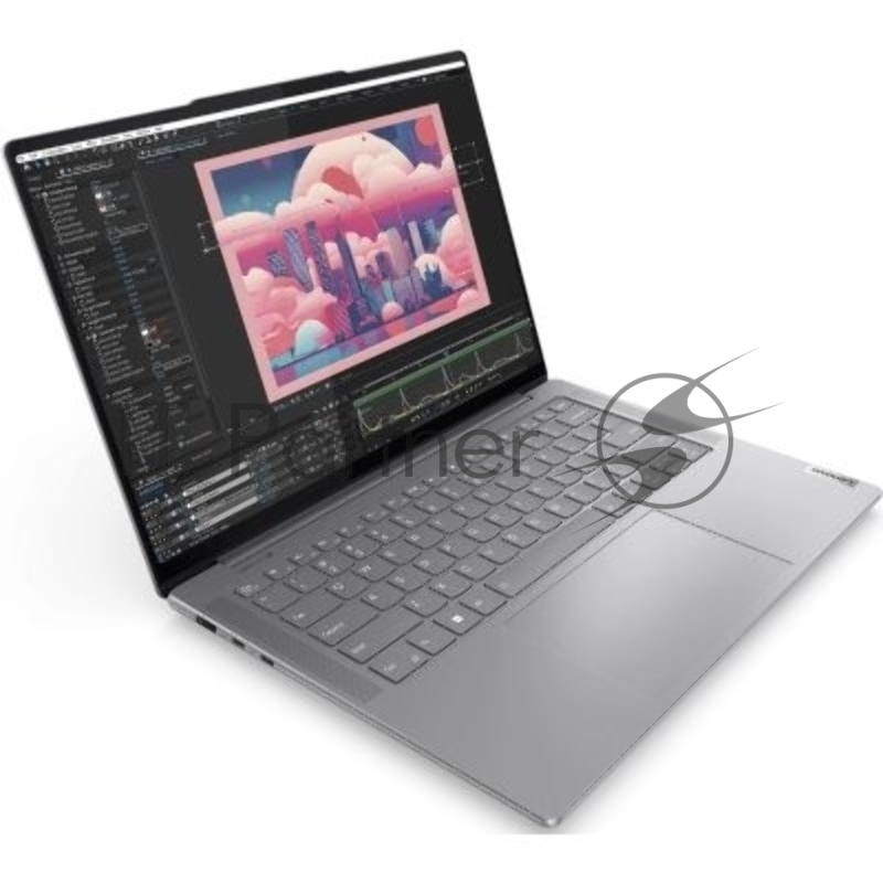 Lenovo Yoga Pro 7 14AHP9 AMD Ryzen 7 8845HS 3800MHz/14.5/3072x1920/16GB/51 SSD/AMD Radeon 780M/Wi-Fi/Bluetooth/Windows 11 Pro (83E30035RK_Win11P) Grey