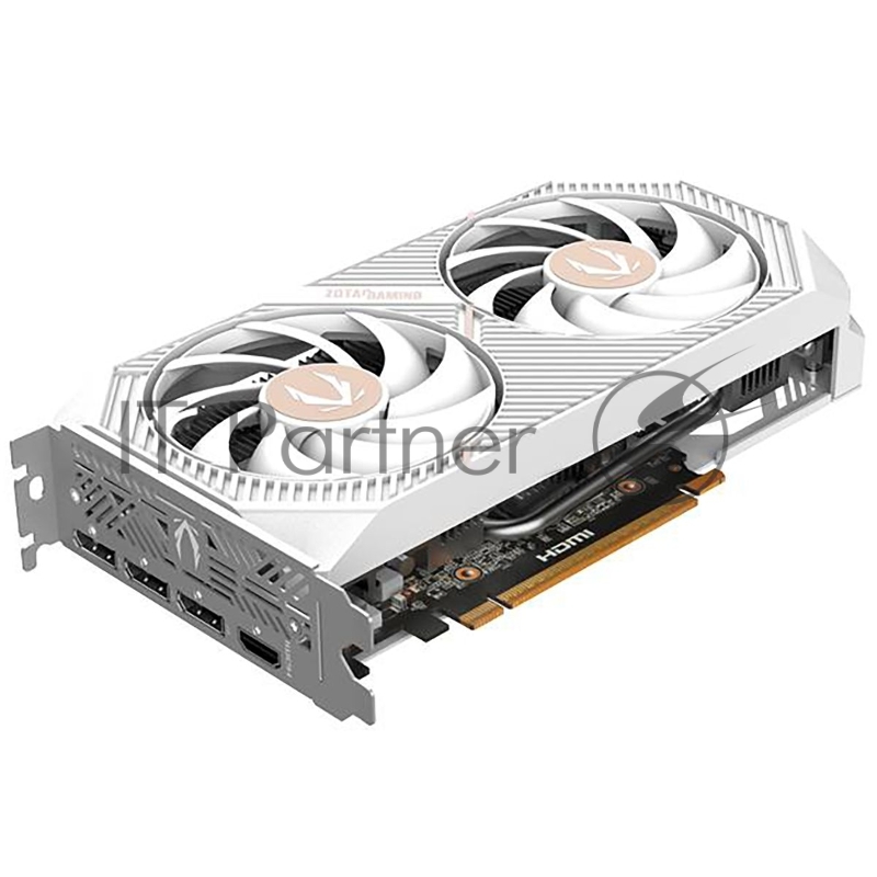Видеокарта Zotac PCI-E 5.0 RTX 5060 TWIN EDGE OC WHITE ED NVIDIA GeForce RTX 5060 8Gb 128bit GDDR7 2527/28000 HDMIx1 DPx3 HDCP Ret