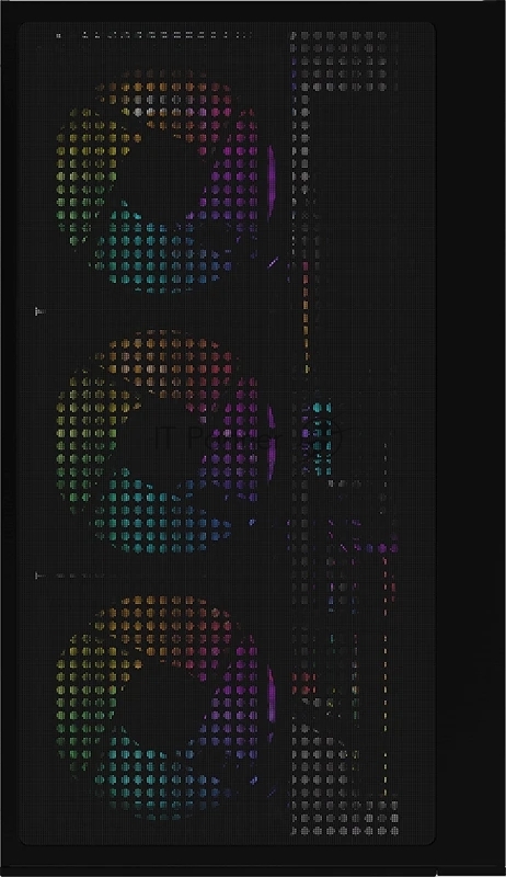 Компьютерный корпус Formula Crystal Z1M Plus FR черный без БП mATX 5x120mm 2xUSB3.0 1xUSB3.1 audio bott PSU