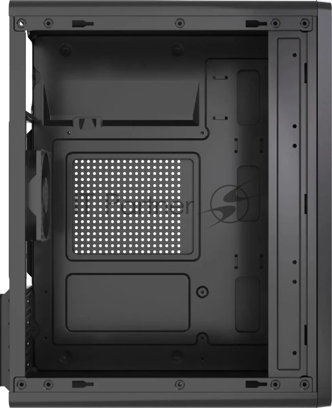 Корпус Accord ACC-M258-01B черный без БП mATX 4x120mm 2xUSB2.0 audio