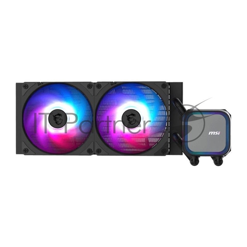 Жидкостная система охлаждения MSI MAG CORELIQUID A13 240 2x ARGB Fan, ARGB Block,
