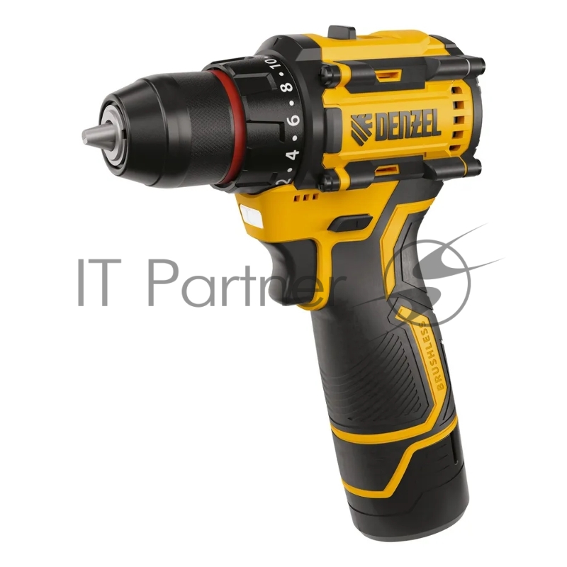 Дрель-шуруповерт аккумуляторная бесщет. CDH-BL-12, Li-Ion, 12 В// Denzel