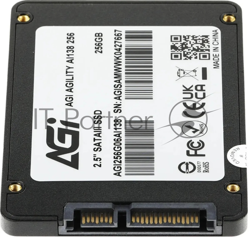 Твердотельный накопитель SSD AGI AI138 SSD 2.5 256GB RETAIL-Color Box