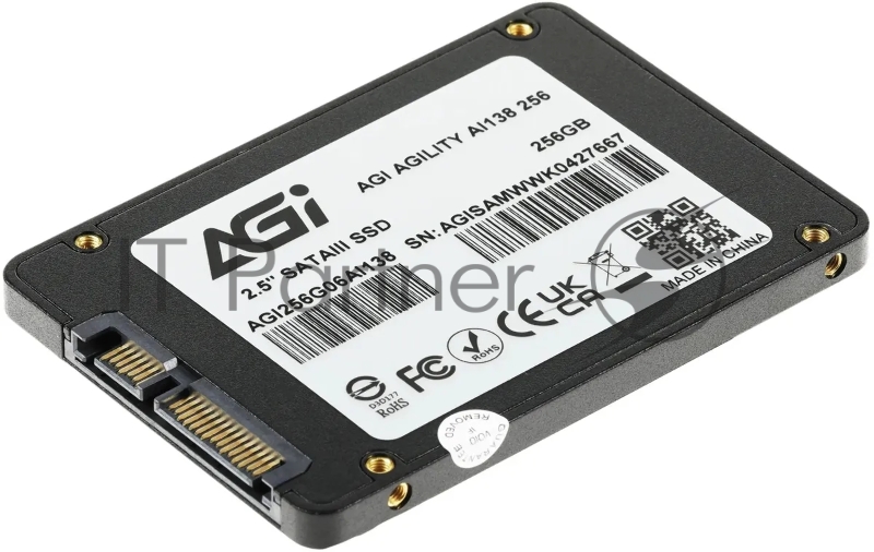 Твердотельный накопитель SSD AGI AI138 SSD 2.5 256GB RETAIL-Color Box
