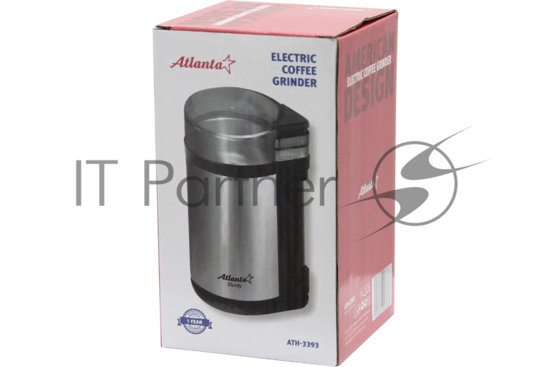 Кофемолка ATLANTA ATH-3393 черный