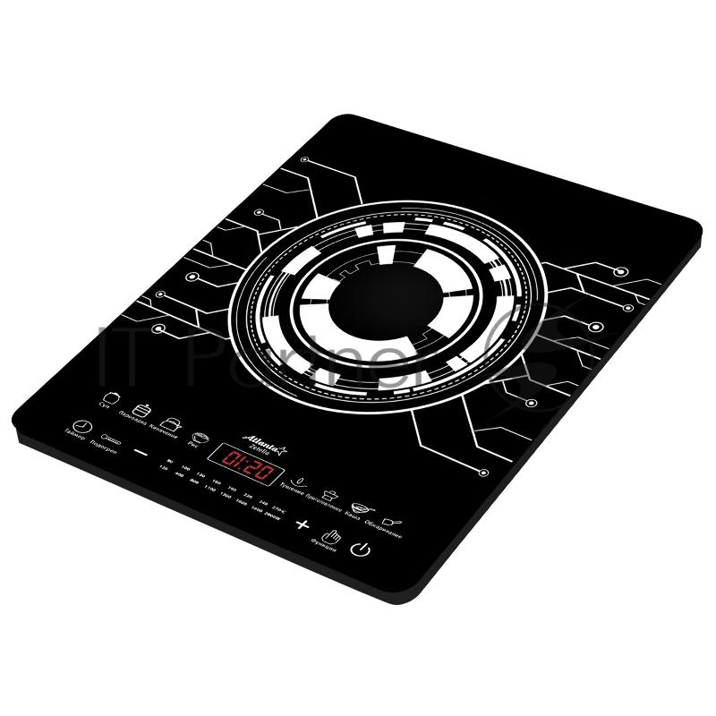 Индукционная плитка Atlanta ATH-1760 черный