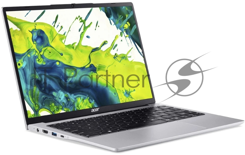 Ноутбук Acer Aspire Lite AL16-52P-52JZ 16 WUXGA IPS, Intel Core i5-1334U, 16Gb, 512GB SSD, no OS, серебристый