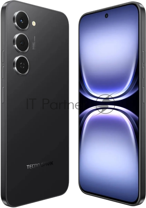 Смартфон Tecno Spark 40 Pro 256Gb 8Gb черный моноблок 3G 4G 6.78 1080x2436 Android 14 108Mpix 802.11 a/b/g/n/ac NFC GPS GSM900/1800 Protect