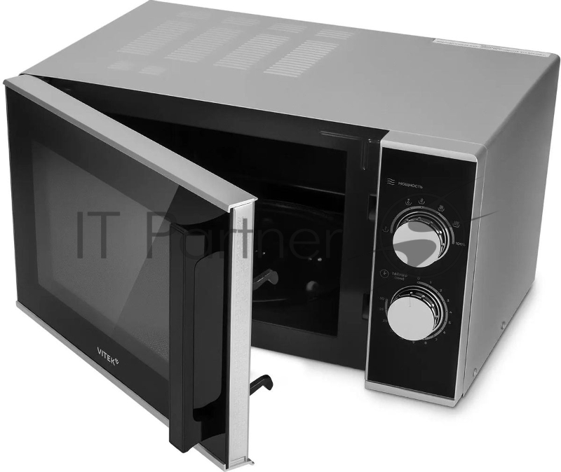 Микроволновая Печь Vitek VT-MW0823 23л. 900Вт серебристый/черный