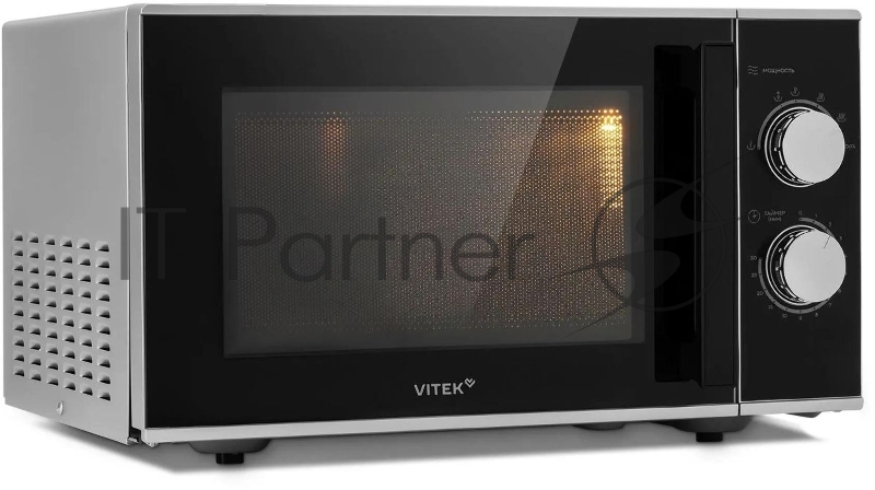Микроволновая Печь Vitek VT-MW0823 23л. 900Вт серебристый/черный