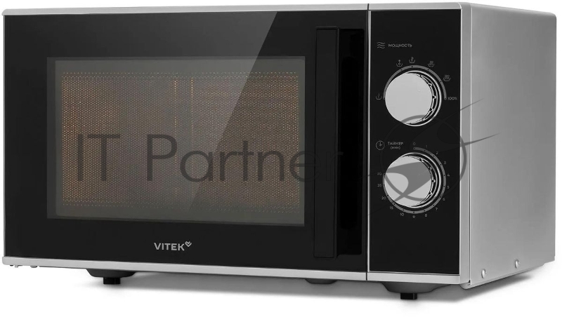 Микроволновая Печь Vitek VT-MW0823 23л. 900Вт серебристый/черный