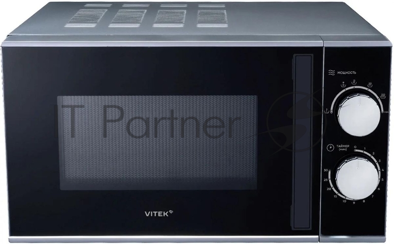 Микроволновая Печь Vitek VT-MW0823 23л. 900Вт серебристый/черный