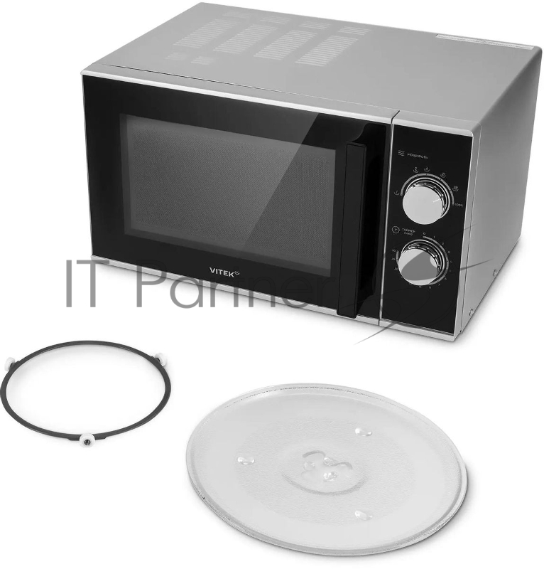 Микроволновая Печь Vitek VT-MW0823 23л. 900Вт серебристый/черный