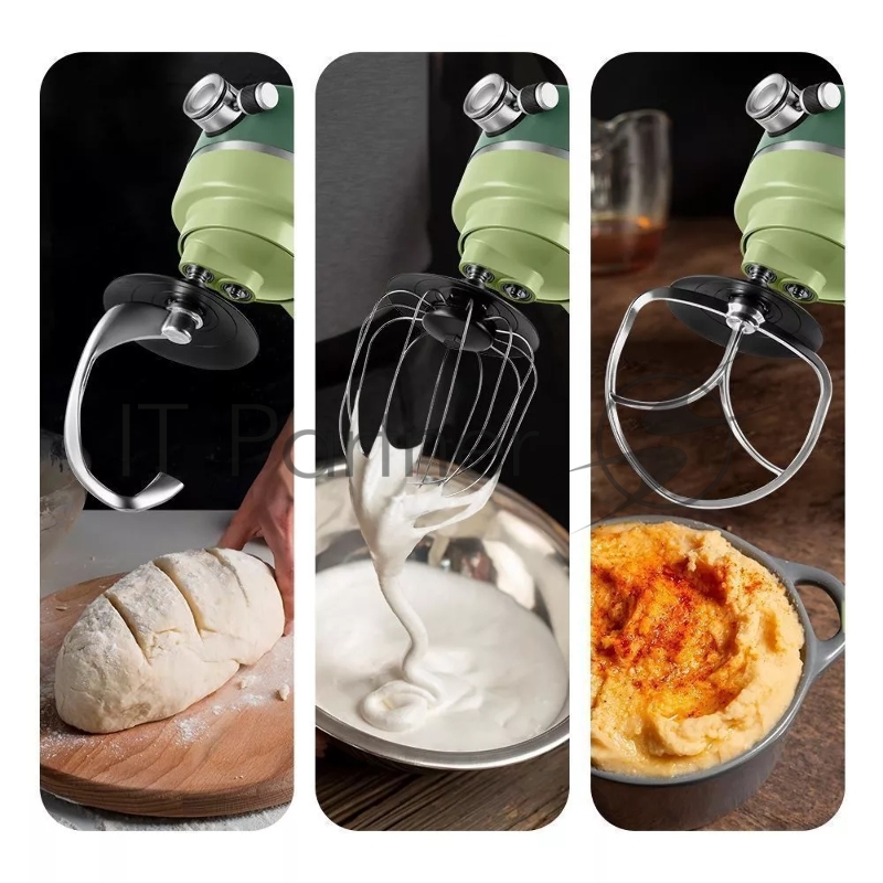 Миксер планетарный Kitfort КТ-3452 1600Вт зеленый