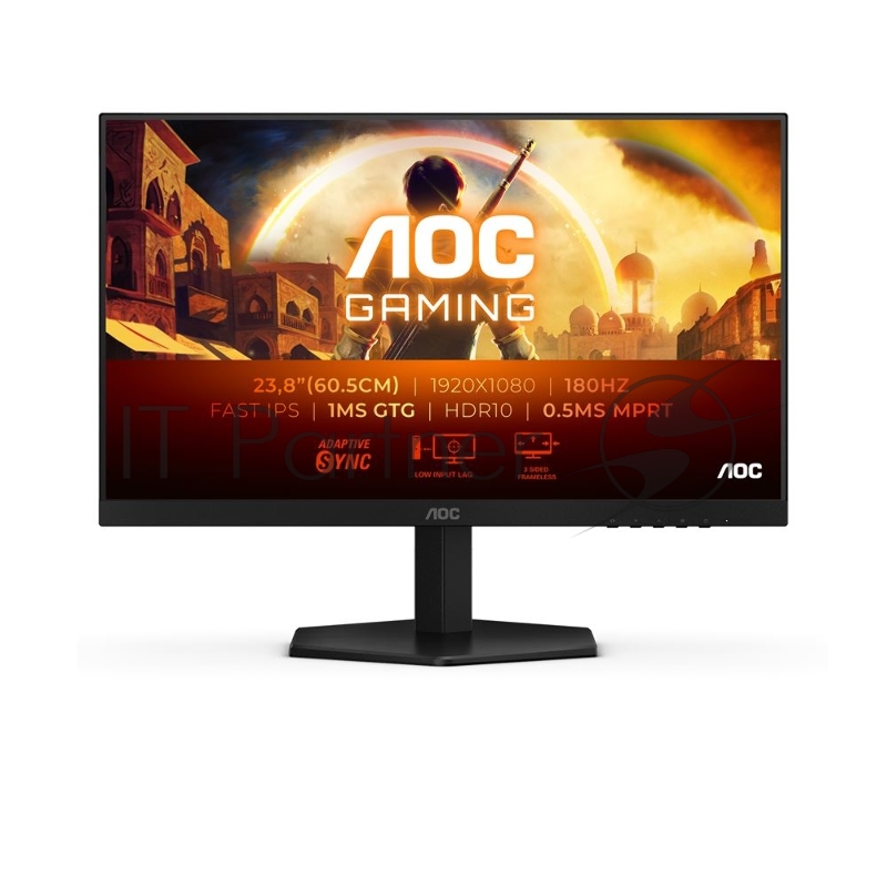 Монитор AOC 23.6 24G42E черный VA LED 16:9 HDMI матовая 300cd 178гр/178гр 1920x1080 180Hz DP FHD 3кг