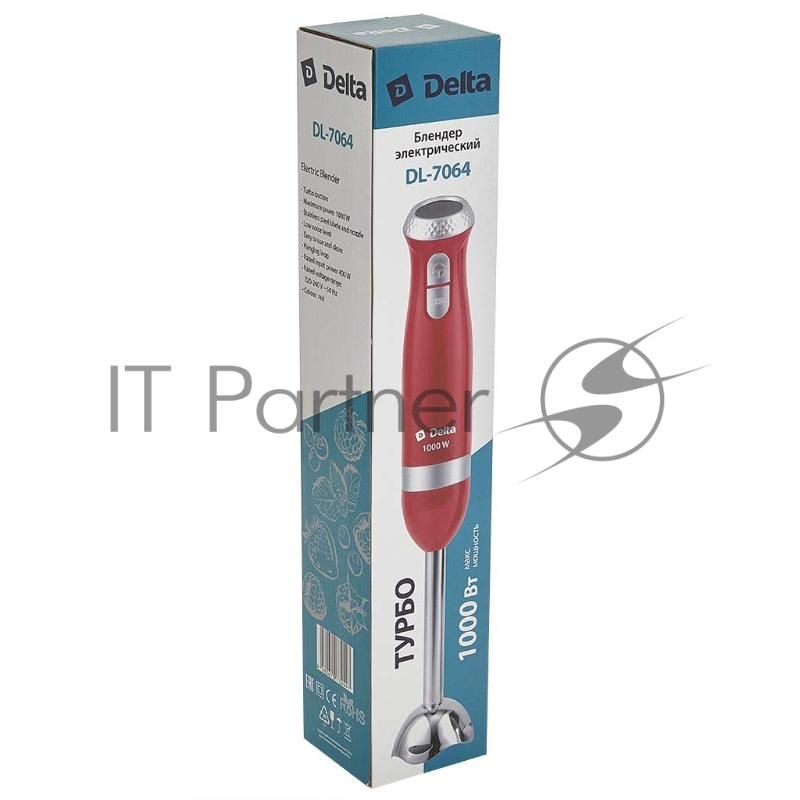 Блендер погружной DELTA DL-7064 красный