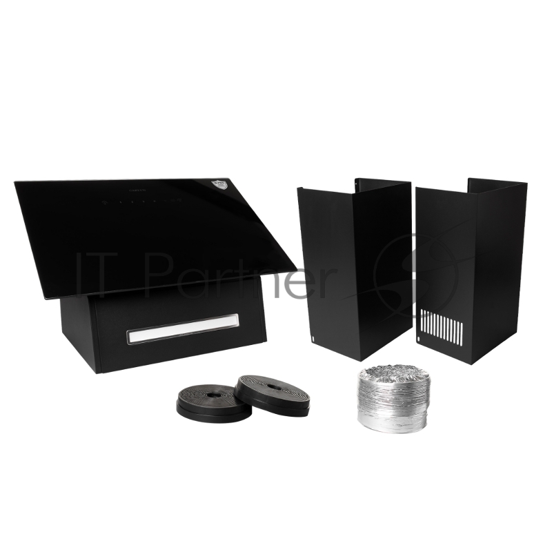 Вытяжка каминная Garlyn CH-60 черный управление: сенсорное (1 мотор)