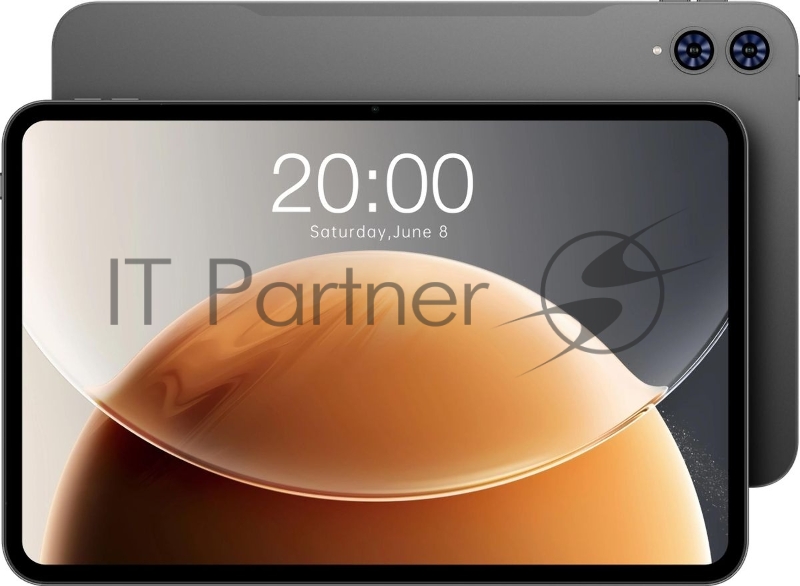 Планшет Teclast T65 T7280 (2.0) 8C RAM8Gb ROM128Gb 13 IPS 1920x1200 4G Android 15 черный 13Mpix 8Mpix BT WiFi microSD 1Tb 10000mAh 32hr