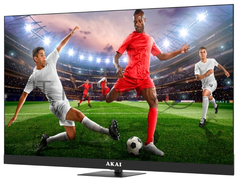 Телевизор QLED 55” 4K UHD AKAI TA55BQ900 черный с саундбаром