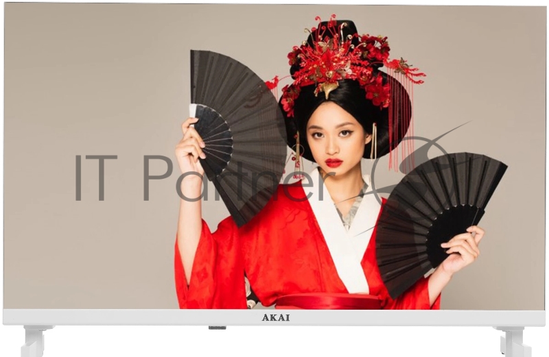 Телевизор LED 24” HD AKAI TA24BH502 белый