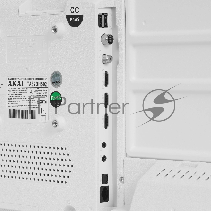 Телевизор LED 32” HD AKAI TA32BH502 белый