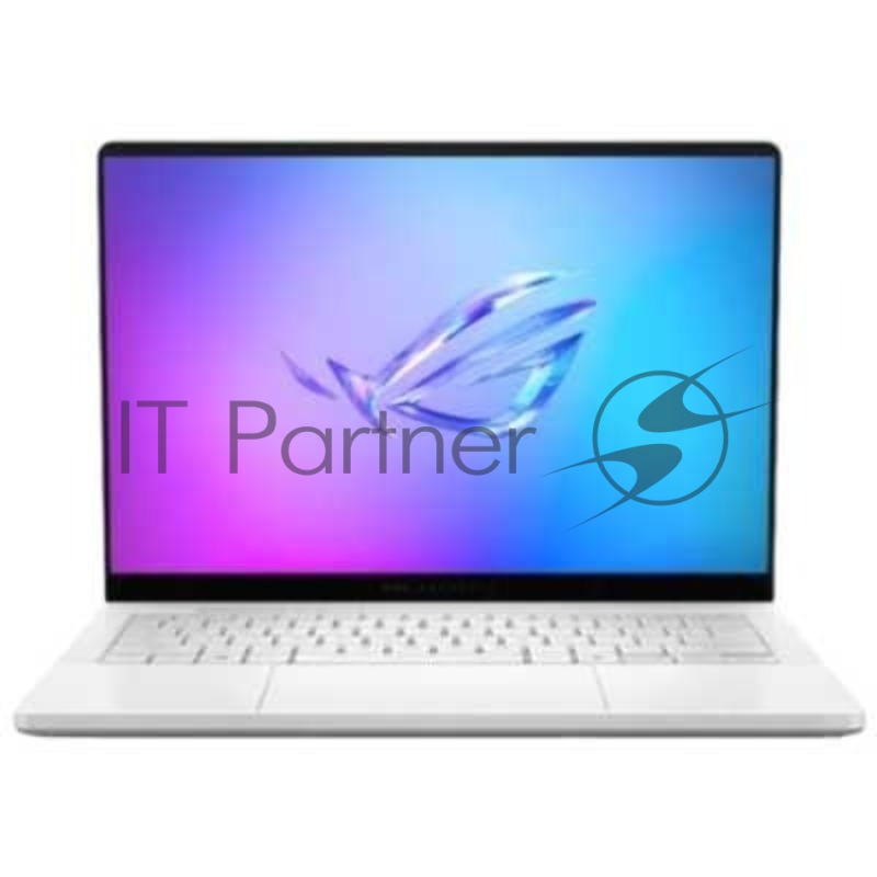 Ноутбук/ ASUS ROG Zephyrus G14 GA403UM-QS038 14(2880x1800 OLED 120Hz)/AMD Ryzen 9 270(4Ghz)/32768Mb/1024PCISSDGb GeForce RTX 5060(8192Mb)/Cam/BT/WiFi/73WHr 1y/1.5kg/Platinum White/DOS + +чехол