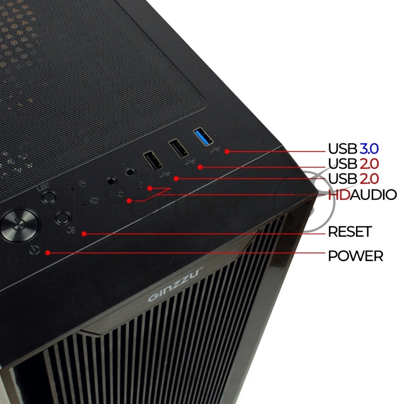 Компьютерный корпус Ginzzu CL550 mATX