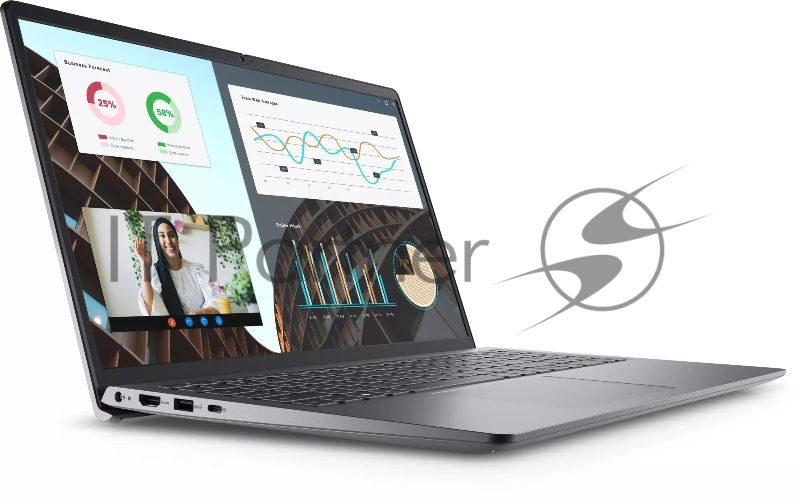 Ноутбук Dell Vostro 3530 Core i3 1305U 16Gb SSD512Gb Intel UHD Graphics 15.6 WVA FHD (1920x1080)/ENGKBD Linux Ubuntu black WiFi BT Cam (3530-3650)