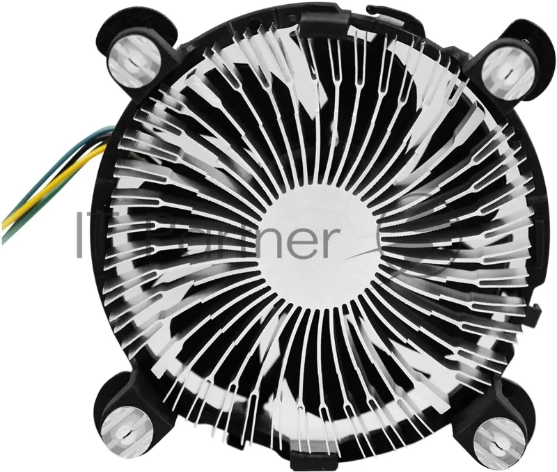 Кулер KingPrice KPAC-65-PWM3 92x92x25mm Soc-1200/1150/1151/1155 черный 4-pin 18-35dB Al 65W 140gr Ret