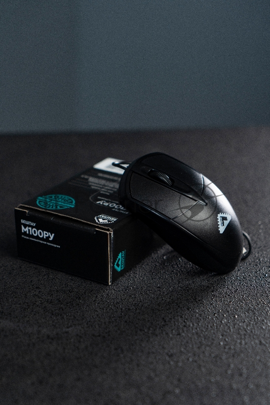 Мышь проводная БЕШТАУ М100РУ черный, 1600 dpi, USB, кнопки - 3