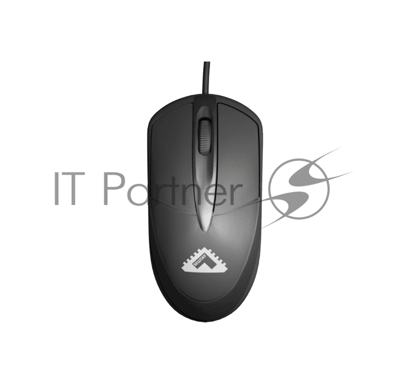 Мышь проводная БЕШТАУ М100РУ черный, 1600 dpi, USB, кнопки - 3