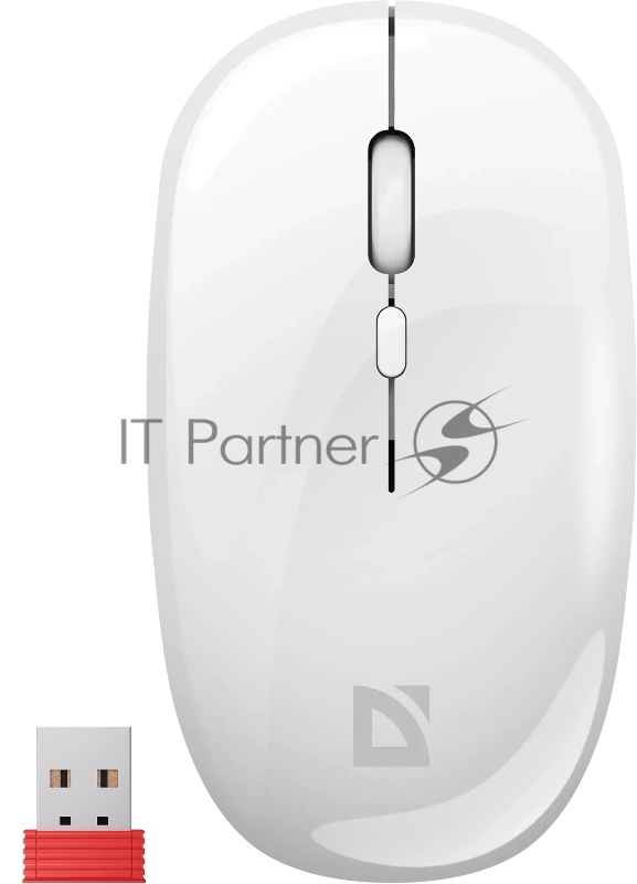 Мышь беспроводная DEFENDER (52252) Calessa MB-252 белый