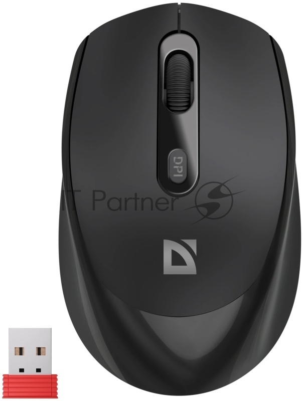 Мышь беспроводная DEFENDER (52376) Vision MS-376 черный