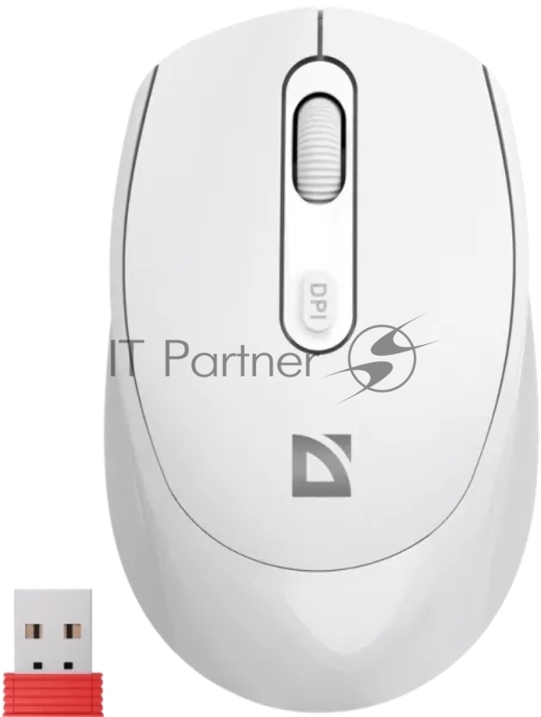 Мышь беспроводная DEFENDER (52377) Vision MS-376 белый