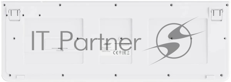 Клавиатура + мышь Acer OCC401 клав:белый мышь:белый USB беспроводная (ZL.ACCCC.017)
