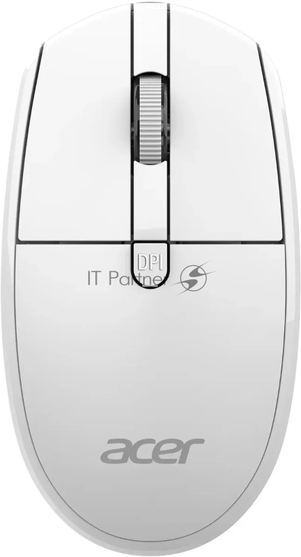 Клавиатура + мышь Acer OCC401 клав:белый мышь:белый USB беспроводная (ZL.ACCCC.017)