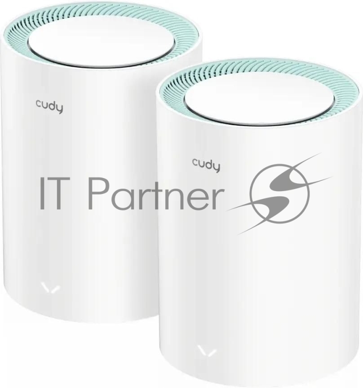 Бесшовный Mesh роутер Cudy M1500 (M1500(2-PACK)) AX1500 10/100/1000BASE-TX (упак.:2шт)