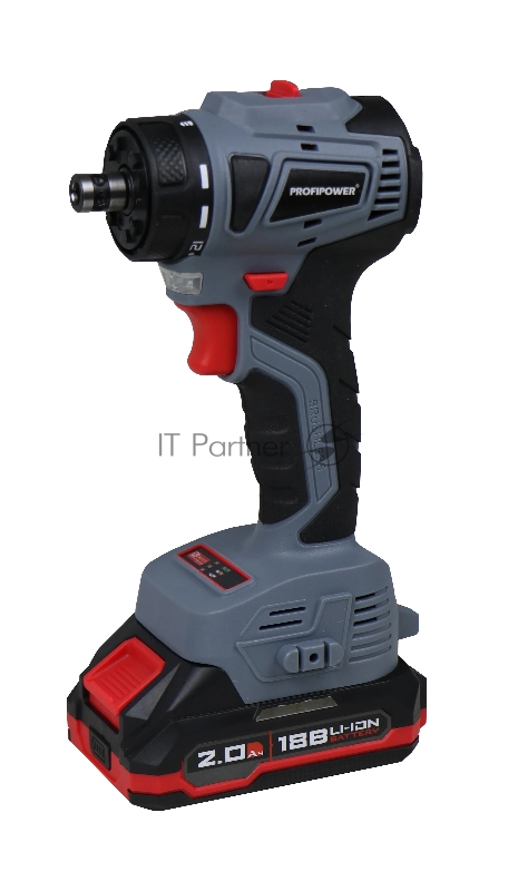 Аккумуляторный бесщеточный шуруповерт со съемным патроном PROFIPOWER MKBL-18BM (18В, 45Нм, Li-ion-2шт, 2.0Ач, 0,8-10мм, бита, З/У,в кейсе)