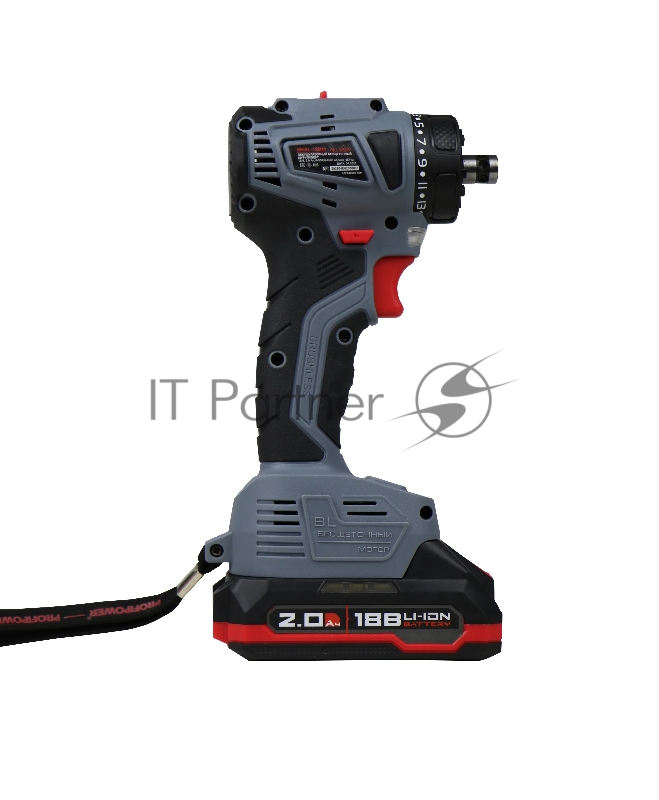 Аккумуляторный бесщеточный шуруповерт со съемным патроном PROFIPOWER MKBL-18BM (18В, 45Нм, Li-ion-2шт, 2.0Ач, 0,8-10мм, бита, З/У,в кейсе)