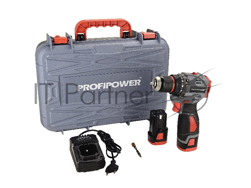 Аккумуляторный бесщеточный шуруповерт PROFIPOWER BL-161(16В,40Нм,Li-ion 2шт,2.0Ач,2 скорости,0.8-10мм,З/У,в кейсе)