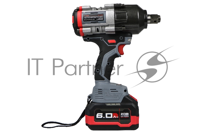 Аккумуляторный бесщеточный ударный гайковерт PROFIPOWER T-1200N (18В,Li-ion-1шт, 6.0Ач, 1200Нм, переходник 3/4-1/2, З/У, в кейсе) E0244