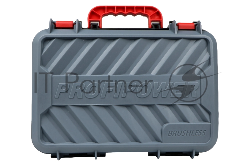 Аккумуляторный бесщеточный ударный гайковерт PROFIPOWER T-1200N (18В,Li-ion-1шт, 6.0Ач, 1200Нм, переходник 3/4-1/2, З/У, в кейсе) E0244