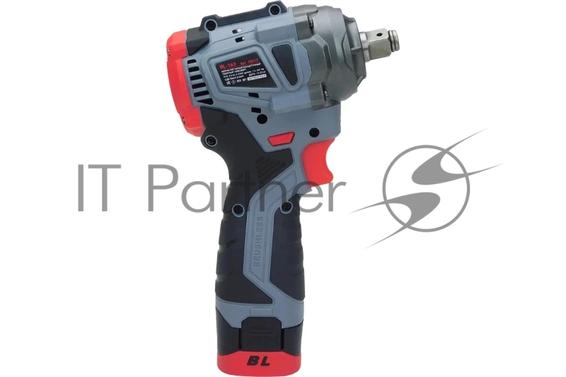 Аккумуляторный бесщеточный ударный гайковерт PROFIPOWER BL-163 (16В, 260Нм, Li-ion 2шт, 2.0Ач, ударные головки 17,19,21, З/У,в кейсе)