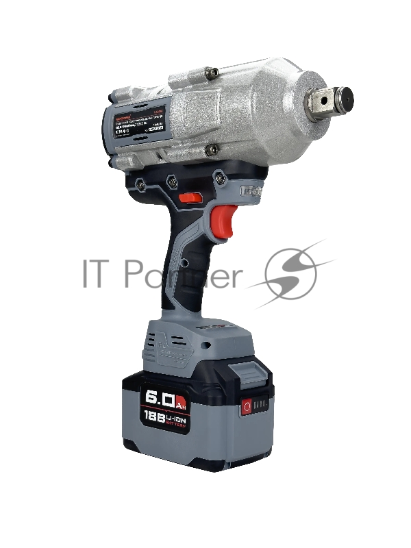 Аккумуляторный гайковерт бесщеточный ударный ProfiPower T-2000N (Li-ion-1шт, 6.0Ач, 2000Нм, адаптер переходника, З/У, в кейсе)