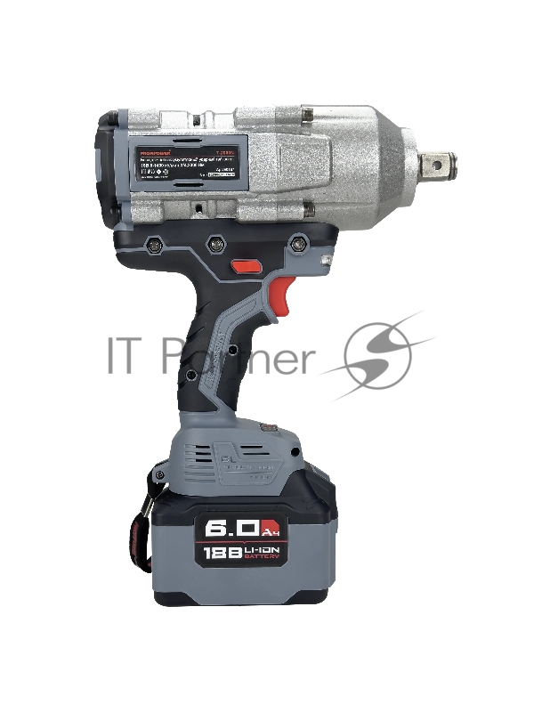Аккумуляторный гайковерт бесщеточный ударный ProfiPower T-2000N (Li-ion-1шт, 6.0Ач, 2000Нм, адаптер переходника, З/У, в кейсе)