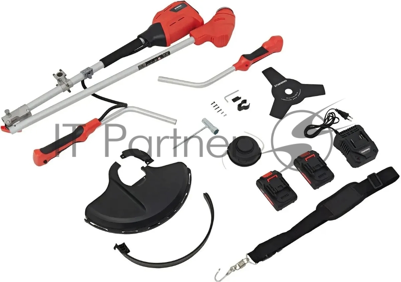 Триммер электрический Starwind SBG-300.20-4.4 аккум. разбор.штан. реж.эл.:леска/нож